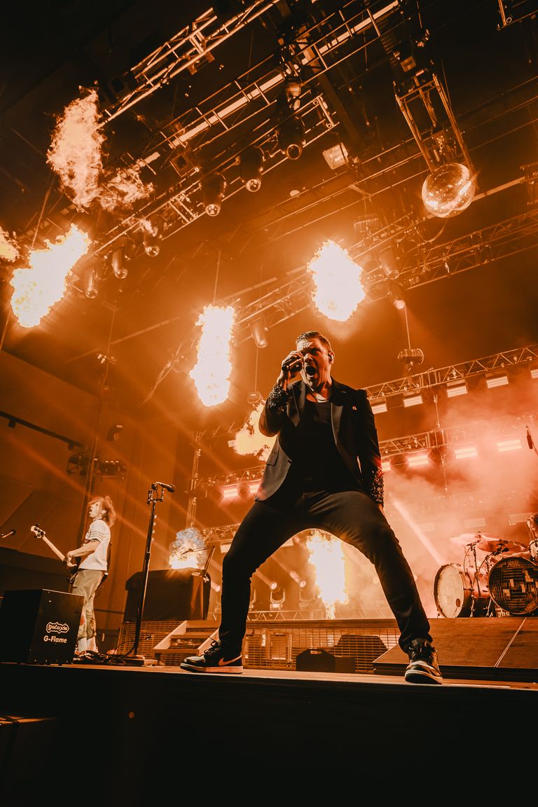 Shinedown performing live at AEC Theatre in Adelaide